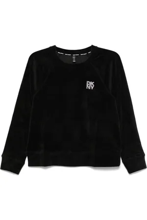 DKNY Sweatshirt mit Strass-Logo