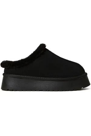 Twin-Set Slipper aus Faux Fur