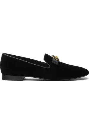 VERSACE Gianni Ribbon Slipper aus Samt