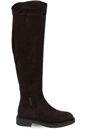 Gianvito Rossi Kniehohe Wildlederstiefel