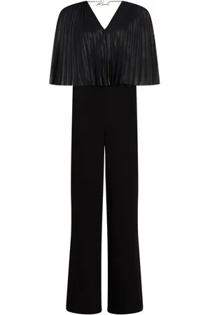 Karl Lagerfeld Cape-Jumpsuit mit Falten
