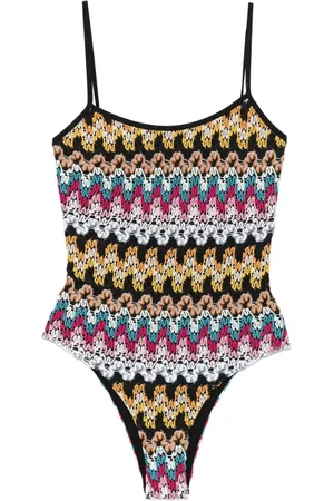 Missoni Neckholder-Badeanzug