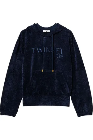Twin-Set Hoodie aus Samt
