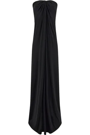 Salvatore Ferragamo Schulterfreies Maxikleid