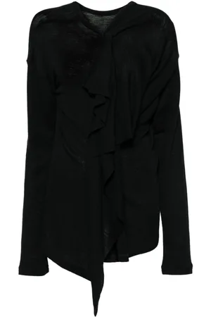 YOHJI YAMAMOTO Drapiertes T-Shirt