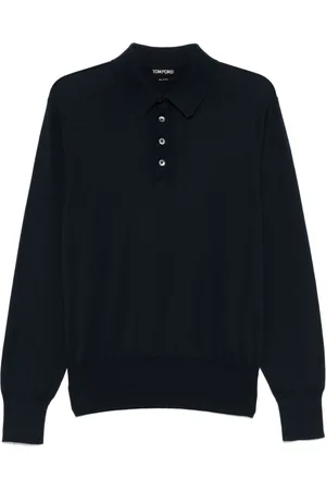 Tom Ford Fein gestricktes Poloshirt