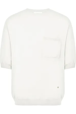 Moschino Fein gestricktes T-Shirt