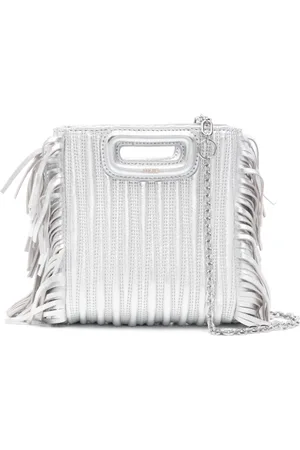 Maje Gesteppte Mini M Metallic-Tasche