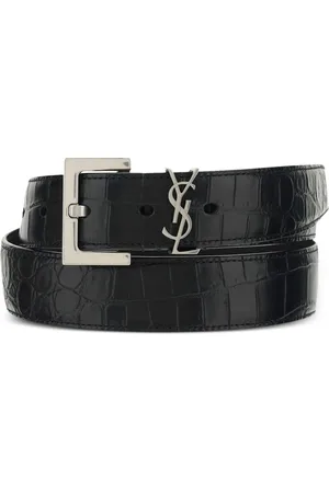 Saint Laurent Gürtel mit Kroko-Prägung