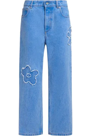 Marni Straight-Leg-Jeans mit Stickerei