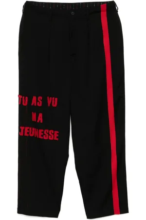 YOHJI YAMAMOTO Hose im Patchwork-Look