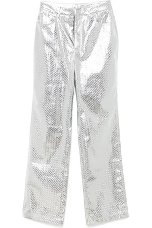 ROTATE Geflochtene Hose mit geradem Bein