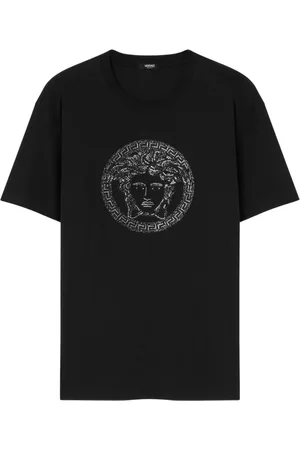 VERSACE T-Shirt mit Medusa-Applikation