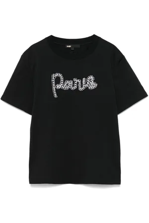 Maje T-Shirt mit Stickerei