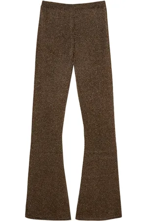 Twin-Set Ausgestellte Hose mit Lurex