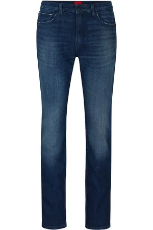 HUGO BOSS Halbhohe Straight-Leg-Jeans
