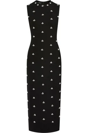 Oscar de la Renta Pearl Cabochon Cocktailkleid