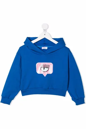 Chiara Ferragni Eye-like Cropped-Hoodie