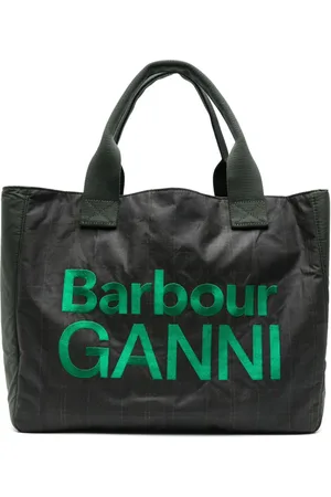 Barbour X Ganni gewachste Tote Bag