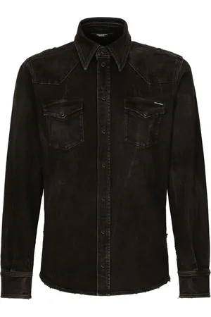 Dolce & Gabbana Jeanshemd im Distressed-Look