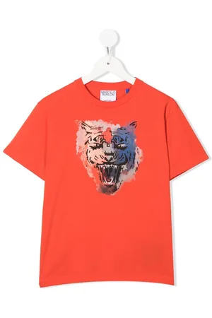MARCELO BURLON T-Shirt mit Tiger-Print