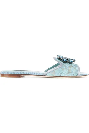 Dolce & Gabbana Pantoletten mit Kristallen
