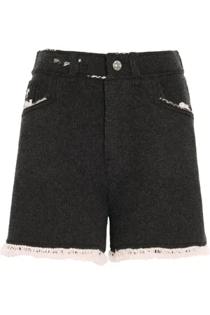 Barrie Shorts mit Fransen
