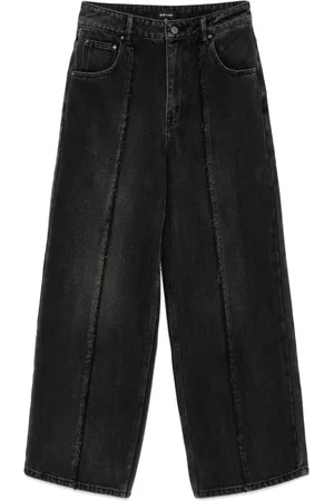 tout a coup Jeans mit weitem Bein