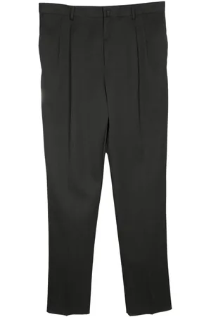 Lanvin High-waisted tapered-leg wool trousers