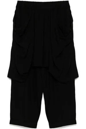 YOHJI YAMAMOTO Tapered-Hose im Layering-Look