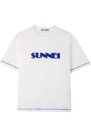 SUNNEI T-Shirt mit Logo-Applikation