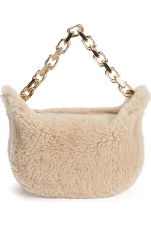 Fabiana Filippi Kleine Shearling-Schultertasche