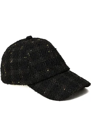 Twin-Set Bouclé-Baseballkappe