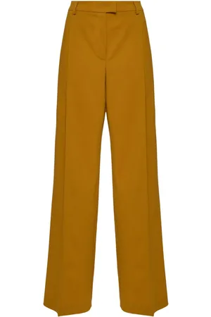 La DoubleJ Ausgestellte Hose mit Bügelfalten