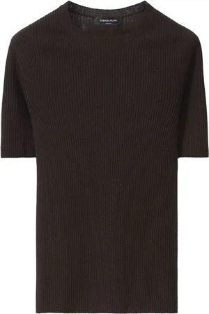 Fabiana Filippi T-Shirt aus geripptem Strick