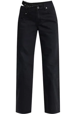 Alexander Wang Gerade Jeans mit Spitzendetail