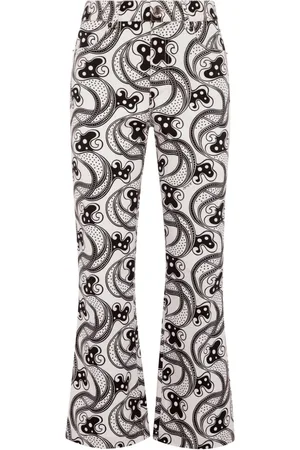 La DoubleJ Ausgestellte Cropped-Jeans