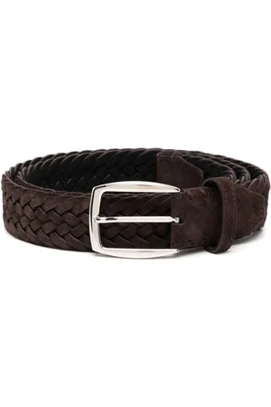 BRIONI Geflochtener Nubuk-Gürtel