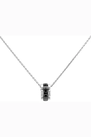 CHANEL 18kt Chanel Ultra Weißgoldhalskette aus Keramik