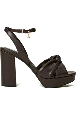 Twin-Set Plateau-Sandalen mit Knoten 105mm