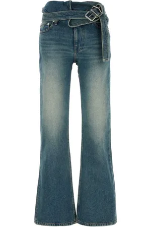 Y / PROJECT Jeans mit Wickelgürtel