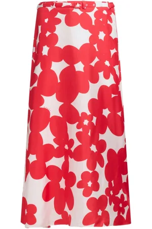 Marni Midirock mit Blumen-Print