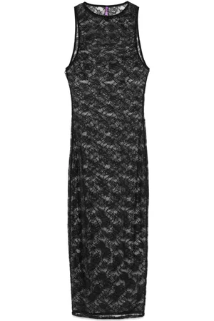 MAISON CLOSE Midikleid mit Chantilly-Spitze