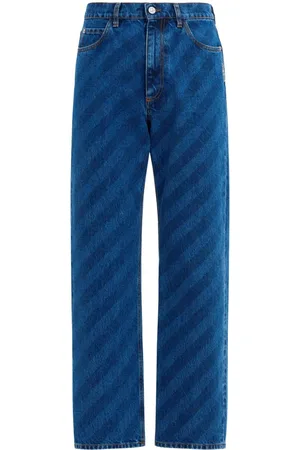 Marni Jeans mit diagonalen Streifen
