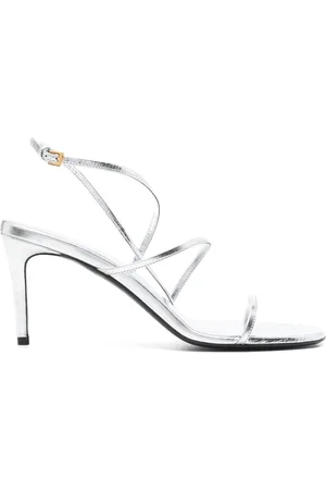 Khaite Sandalen im Metallic-Look 75mm