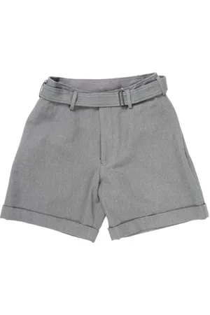YOHJI YAMAMOTO Shorts mit Gürtel