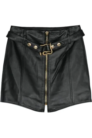Roberto Cavalli Minirock aus Leder