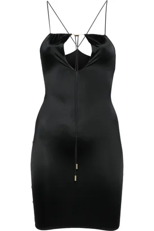 MAISON CLOSE Minikleid mit überkreuzten Trägern