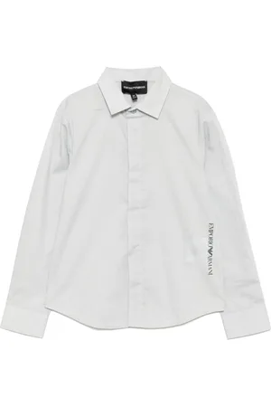 Emporio Armani Hemd mit Logo-Print