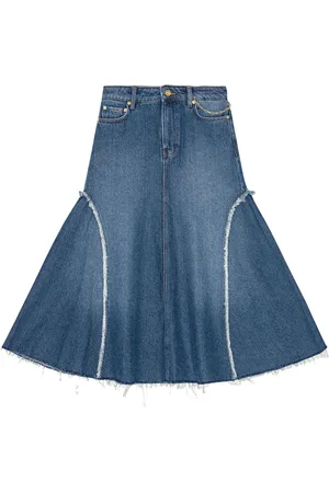 Ganni Midirock aus Denim